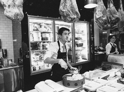 cheese display