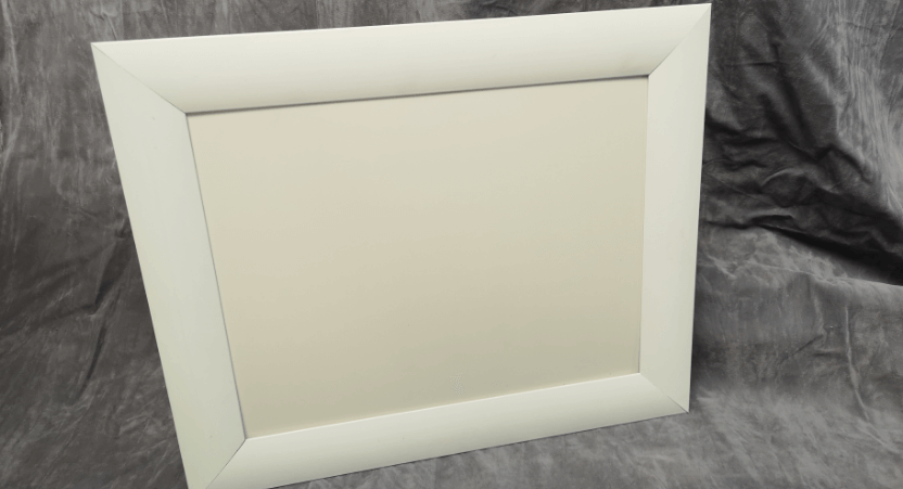 cream window frame